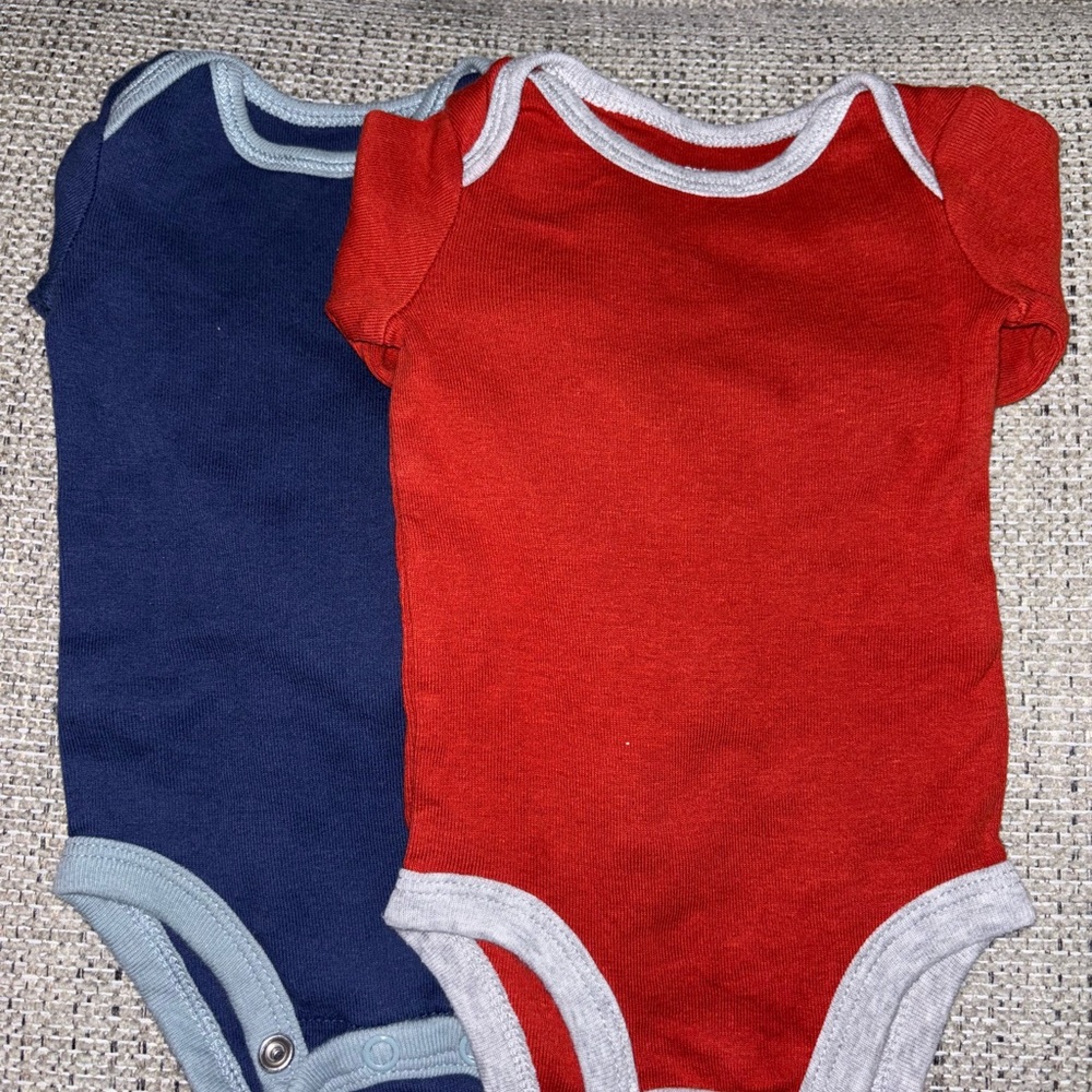 Red and Blue Kids One Pieces